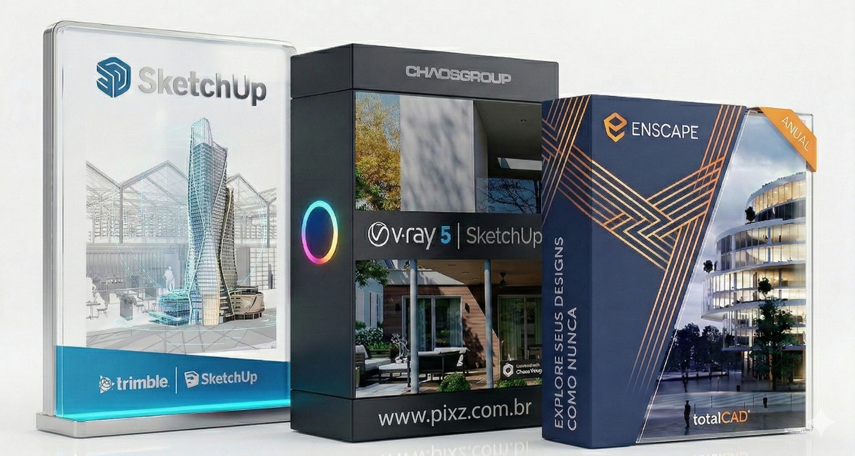 sketchup 2022 + vray next + enscape